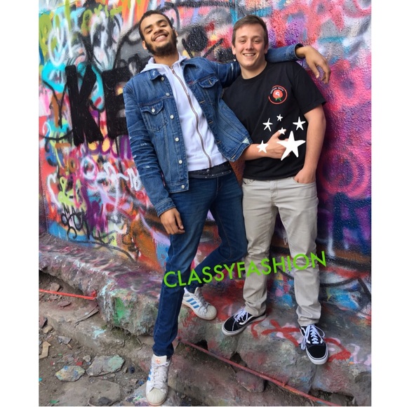 Mens Guess Jean Jacket Distressed Patches Denim - Picture 4 of 8